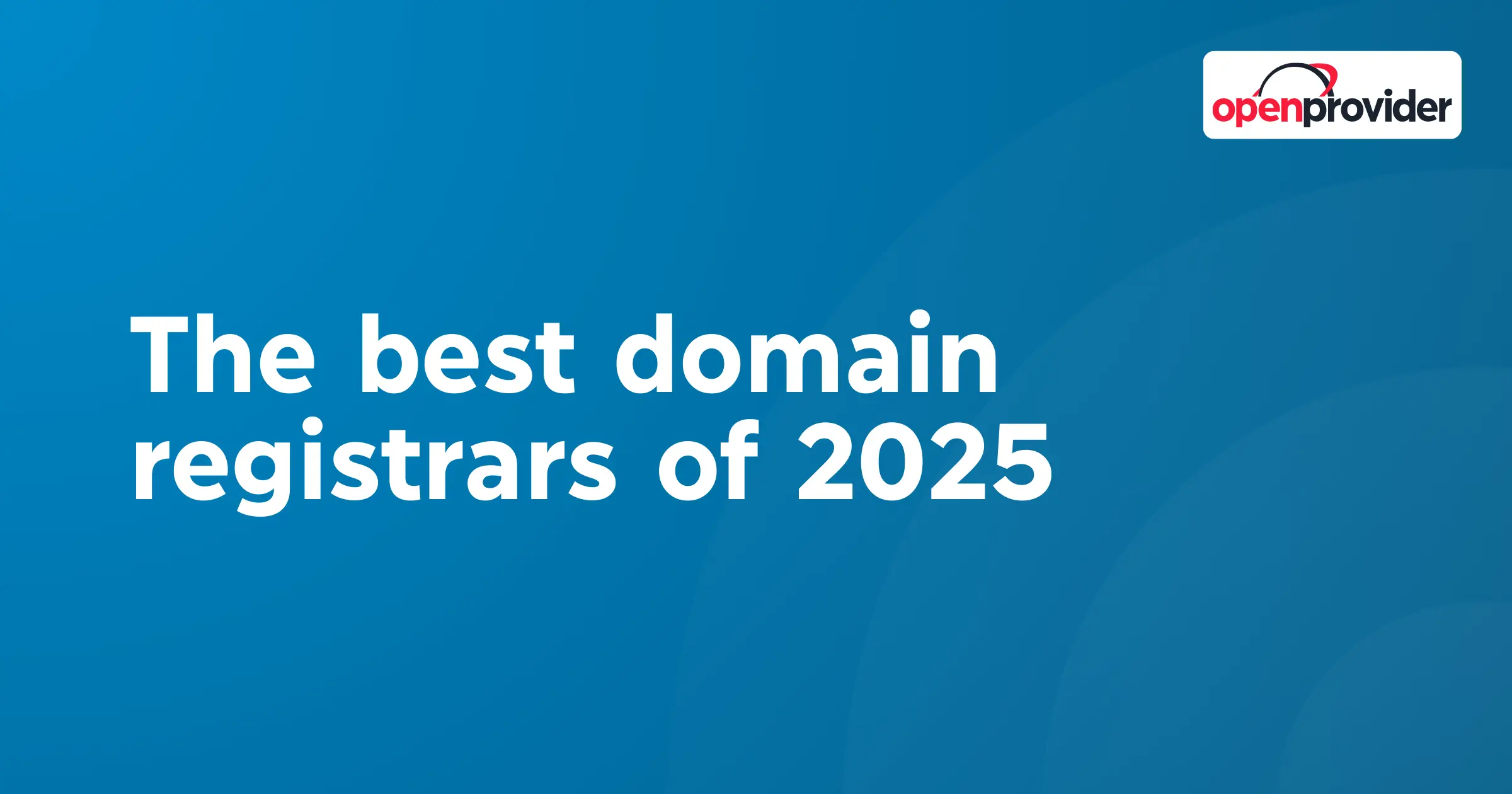 The best domain registrars of 2026