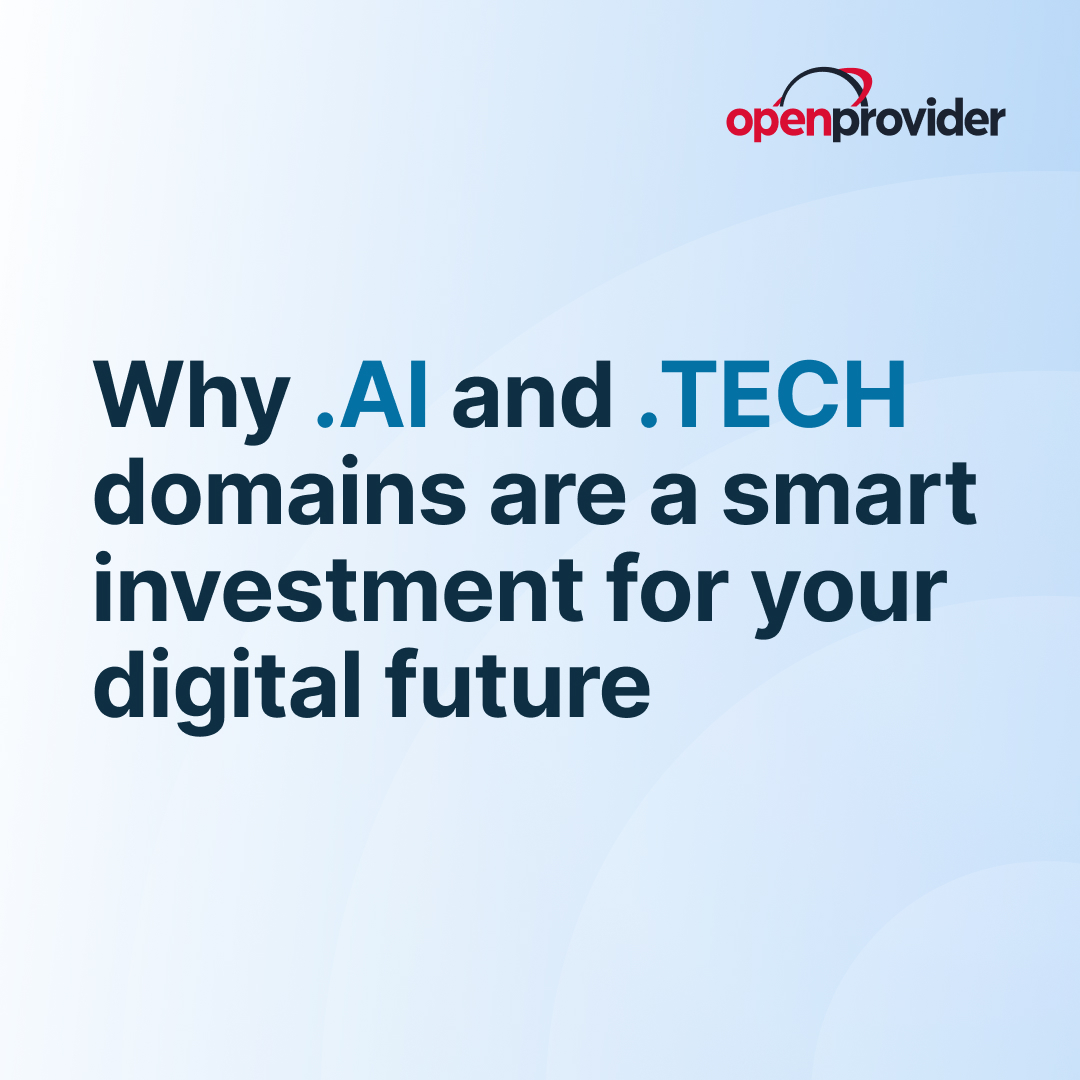 .AI and .TECH domains are a smart investment cover image
