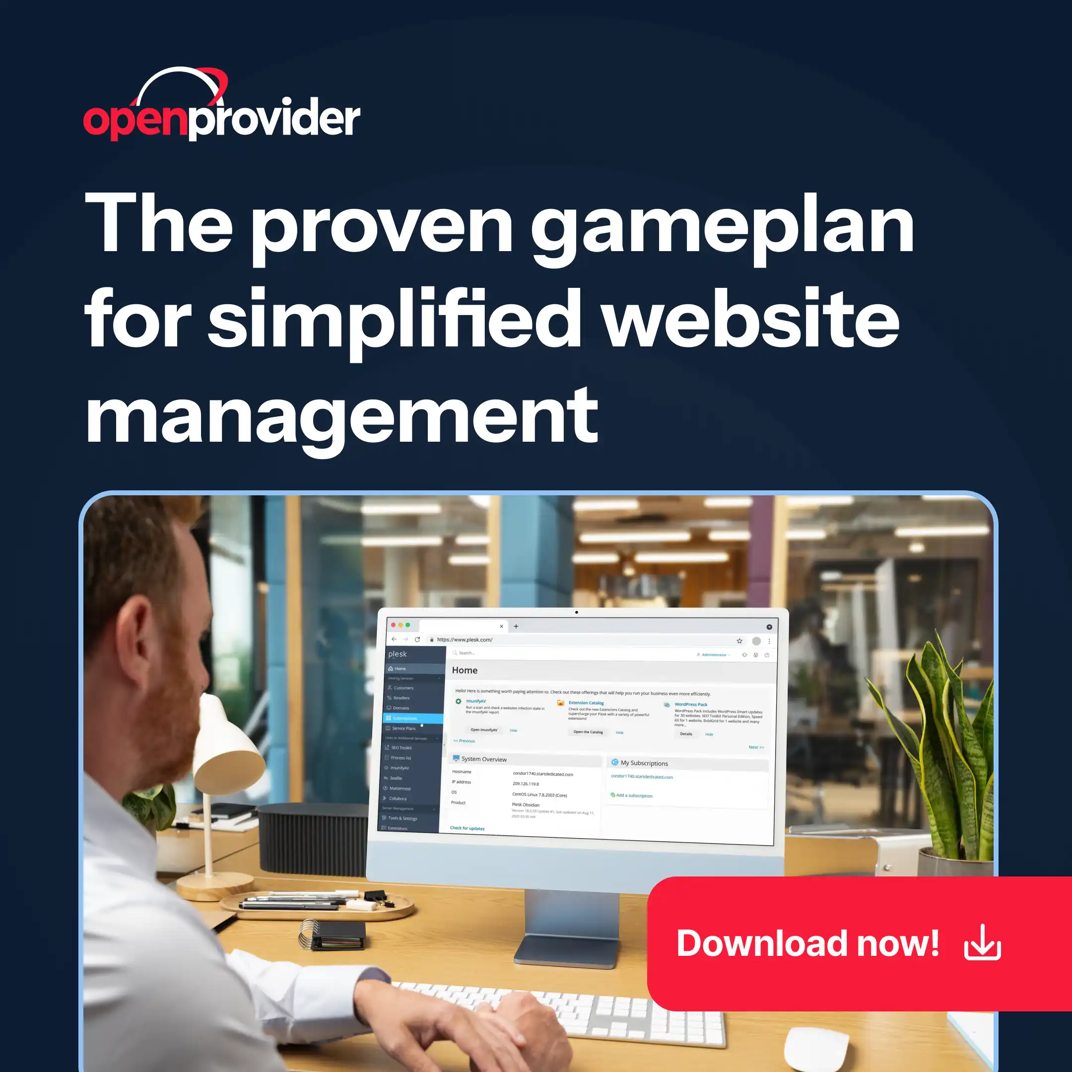 Free infographic: The proven gameplan for simplified website management