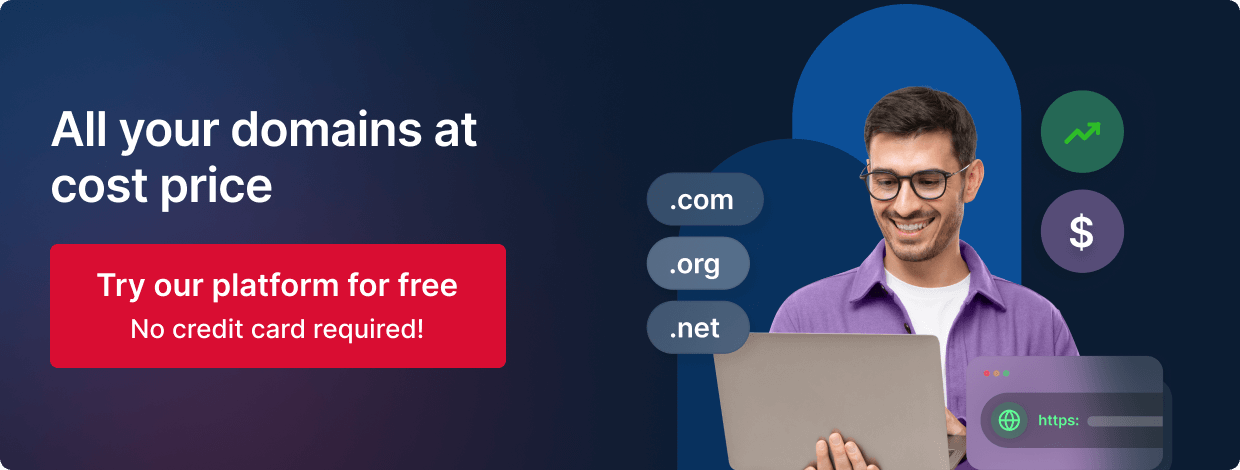all your domains at cost price