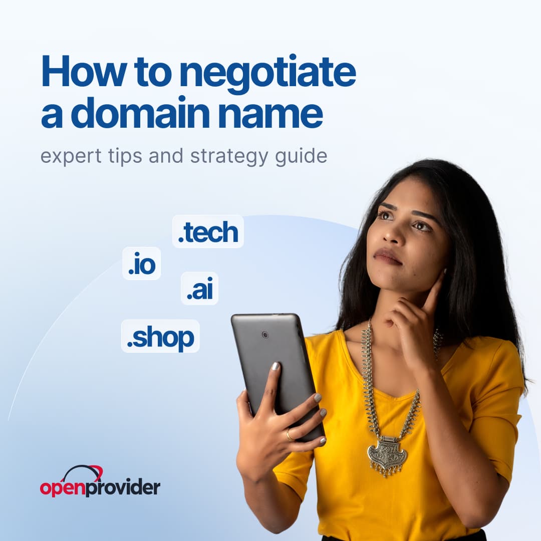 How to negotiate a domain name