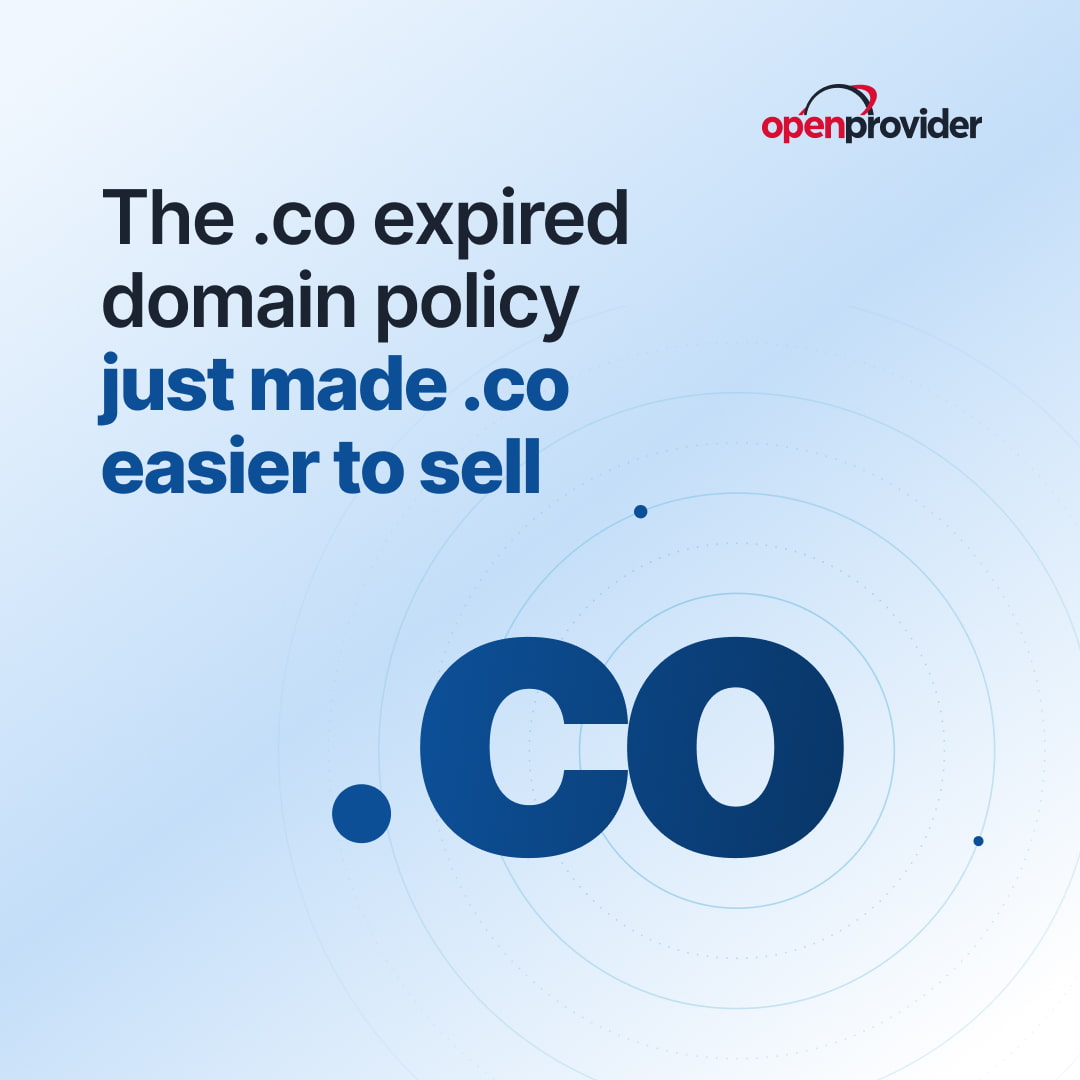 The .co expired domain policy just made .co easier to sell